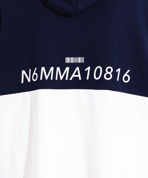 WEGO(ウィゴー)の「WEGO/バイカラー5分袖ドルマンパーカー(パーカー・メンズ・ライトパープル/ベージュ/ホワイト・MEDIUM/LARGE)」の17枚目の写真