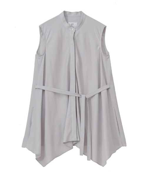 1er Arrondissement（プルミエアロンディスモン）の「フレアシャツ（シャツ/ブラウス・レディース・ブラック/グレイッシュベージュ・38/36）」の9枚目の写真