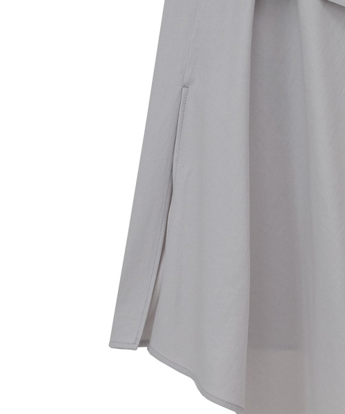 1er Arrondissement（プルミエアロンディスモン）の「フレアシャツ（シャツ/ブラウス・レディース・ブラック/グレイッシュベージュ・38/36）」の4枚目の写真