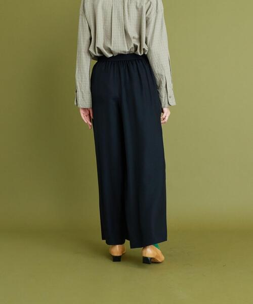 Steven Alan（スティーブンアラン）の「＜Steven Alan＞EASY WIDE PANTS/パンツ ◆（その他パンツ・レディース・ブラック/ダークグリーン・MEDIUM/SMALL）」の6枚目の写真
