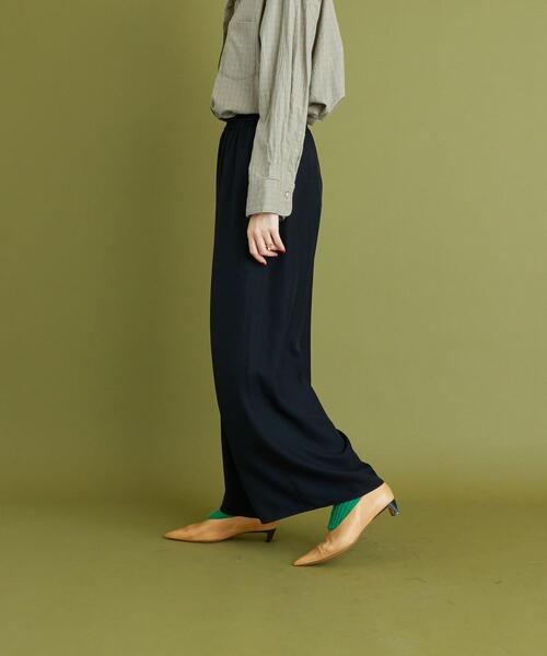 Steven Alan（スティーブンアラン）の「＜Steven Alan＞EASY WIDE PANTS/パンツ ◆（その他パンツ・レディース・ブラック/ダークグリーン・MEDIUM/SMALL）」の8枚目の写真