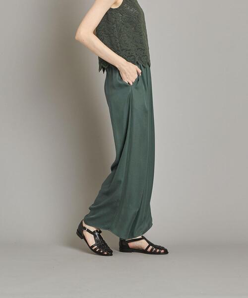 Steven Alan（スティーブンアラン）の「＜Steven Alan＞EASY WIDE PANTS/パンツ ◆（その他パンツ・レディース・ブラック/ダークグリーン・MEDIUM/SMALL）」の5枚目の写真