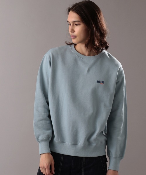 schott（ショット）の「Schott/ショット/CREW SWEAT LOGO/クルー