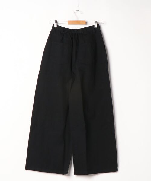 zootie（ズーティー）の「コットンツイル ハイウエストタックワイドパンツ（その他パンツ・レディース・ブラック/キャメル/オフホワイト/カーキ/グレイッシュベージュ/ホワイト/ベージュ/カーキオリーブ/ブラック系その他・M/L）」の10枚目の写真