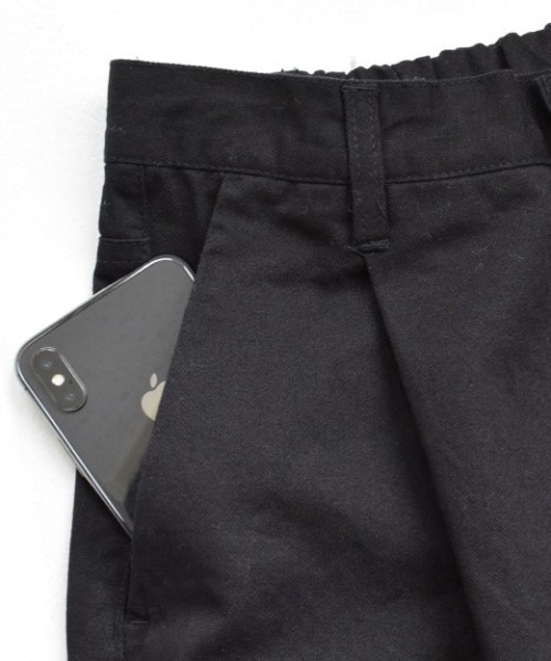 zootie（ズーティー）の「コットンツイル ハイウエストタックワイドパンツ（その他パンツ・レディース・ブラック/キャメル/オフホワイト/カーキ/グレイッシュベージュ/ホワイト/ベージュ/カーキオリーブ/ブラック系その他・M/L）」の22枚目の写真