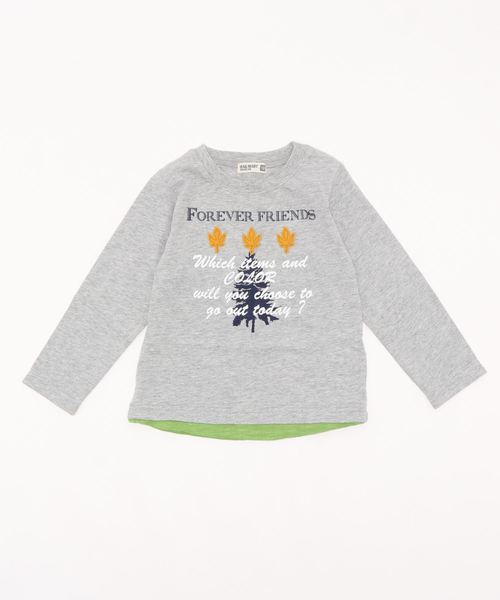 RAGMART(ラグマート)の「プリントTシャツ(Tシャツ/カットソー・キッズ・グレー/オフホワイト・110cm/100cm/130cm/120cm)」の5枚目の写真