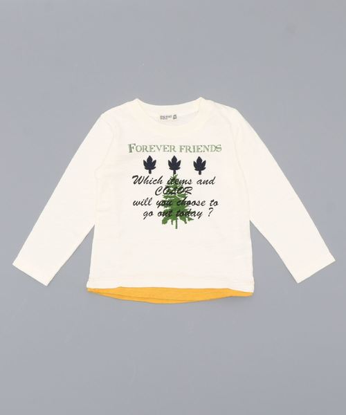 RAGMART(ラグマート)の「プリントTシャツ(Tシャツ/カットソー・キッズ・グレー/オフホワイト・110cm/100cm/130cm/120cm)」の8枚目の写真