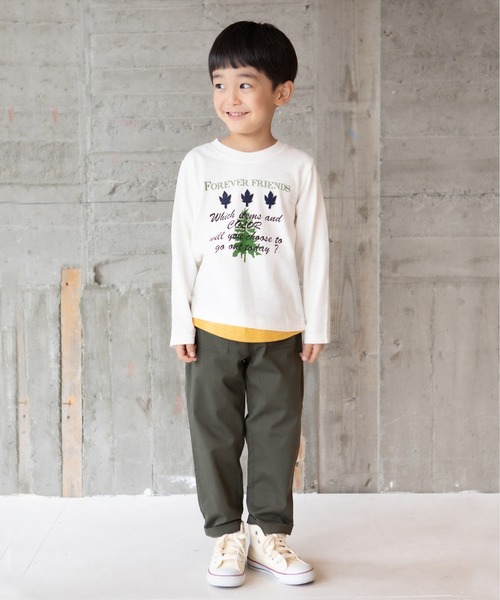 RAGMART(ラグマート)の「プリントTシャツ(Tシャツ/カットソー・キッズ・グレー/オフホワイト・110cm/100cm/130cm/120cm)」の10枚目の写真