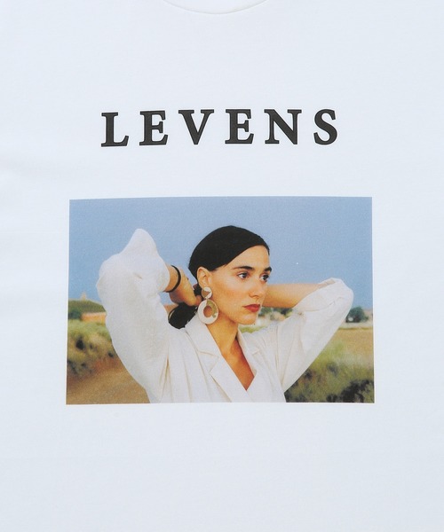 ADAM ET ROPE'（アダムエロペ）の「【LEVENS】Organic Cotton Photo Tee（Tシャツ/カットソー・レディース・ホワイト/ホワイト系その他/ホワイト系その他2・1）」の9枚目の写真