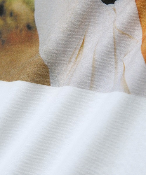 ADAM ET ROPE'（アダムエロペ）の「【LEVENS】Organic Cotton Photo Tee（Tシャツ/カットソー・レディース・ホワイト/ホワイト系その他/ホワイト系その他2・1）」の5枚目の写真