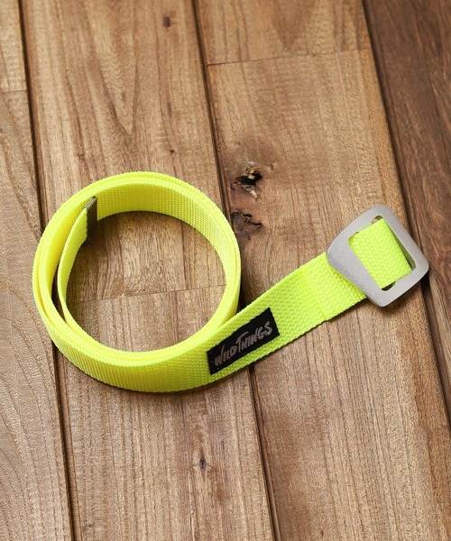 WILD THINGS（ワイルドシングス）の「【63】【WILD THINGS】BRIGHT WEBBING BELT（ベルト・レディース・ブラック/ブルー/イエロー/オレンジ/ピンク/グリーン・FREE）」の4枚目の写真