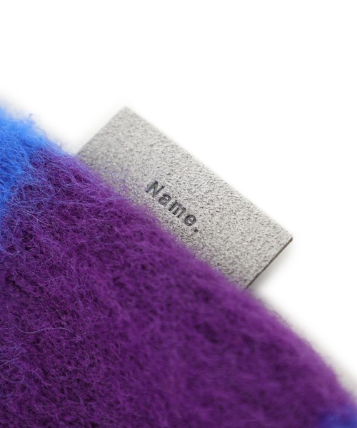 Name.（ネーム）の「【Name.】WAVE STRIPED モヘアニットカーディガン