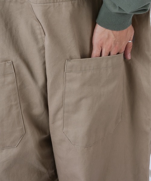 kutir（クティール）の「ワイドオーバーオール（サロペット/オーバーオール・メンズ・ブラック/ダークブラウン/ベージュ/カーキ・SMALL/MEDIUM/LARGE）」の17枚目の写真