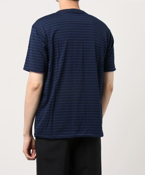 Hub&Spoke（ハブアンドスポーク）の「ボーダー×パイルTシャツ（Tシャツ/カットソー・メンズ・グレー系その他/ブルー系その他/ピンク系その他・MEDIUM/LARGE/X-LARGE）」の10枚目の写真