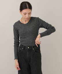 Curensology | Curensology(カレンソロジー)/ウールテレコクルーネックプルオーバー(ニット/セーター)