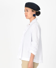45Rカットワーク半袖 ブラウス Tシャツ 45R（フォーティファイブアール）の「インドカディdeカット