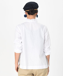 45Rカットワーク半袖 ブラウス Tシャツ 45R（フォーティファイブアール）の「インドカディdeカット
