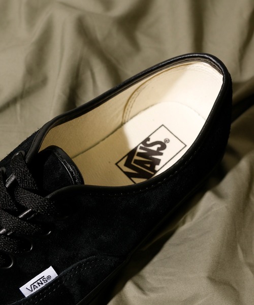 VANS（バンズ）の「VANS ヴァンズ / AUTHENTIC (PIG SUEDE) BLACK 