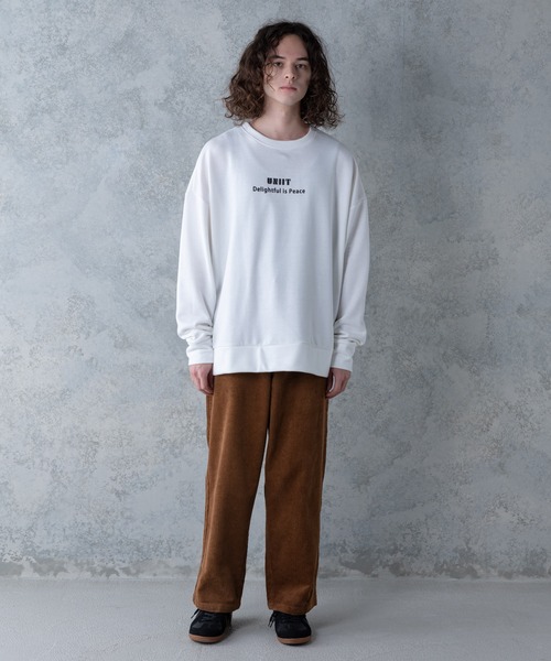 UNIIT(ユニット)の「【UNIIT/ユニット】コーデュロイワイドパンツ ワイドシルエット 無地 ウエスト紐仕様 セットアップ対象アイテム(その他パンツ・メンズ・ダークベージュ/ブラウン/ブラック・MEDIUM/LARGE)」の4枚目の写真