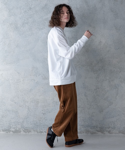 UNIIT(ユニット)の「【UNIIT/ユニット】コーデュロイワイドパンツ ワイドシルエット 無地 ウエスト紐仕様 セットアップ対象アイテム(その他パンツ・メンズ・ダークベージュ/ブラウン/ブラック・MEDIUM/LARGE)」の11枚目の写真