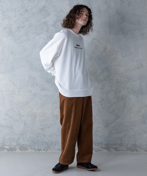 UNIIT(ユニット)の「【UNIIT/ユニット】コーデュロイワイドパンツ ワイドシルエット 無地 ウエスト紐仕様 セットアップ対象アイテム(その他パンツ・メンズ・ダークベージュ/ブラウン/ブラック・MEDIUM/LARGE)」の12枚目の写真