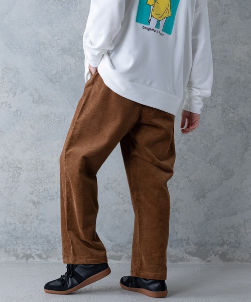 UNIIT(ユニット)の「【UNIIT/ユニット】コーデュロイワイドパンツ ワイドシルエット 無地 ウエスト紐仕様 セットアップ対象アイテム(その他パンツ・メンズ・ダークベージュ/ブラウン/ブラック・MEDIUM/LARGE)」の15枚目の写真