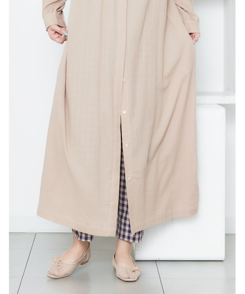 POU DOU DOU（プードゥドゥ）の「リボンメッシュフラットシューズ（パンプス・レディース・ブラック/ベージュ・4/3）」の12枚目の写真