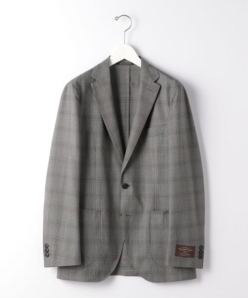 BlueGrigio リングヂャケット カノニコ テーラードジャケット チェック BlueGrigio リングヂャケット カノニコ テーラードジャケット