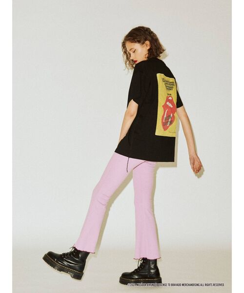 jouetie（ジュエティ）の「The Rolling Stones Tシャツ（Tシャツ/カットソー・レディース・ブラック/オフホワイト/イエロー・MEDIUM）」の7枚目の写真