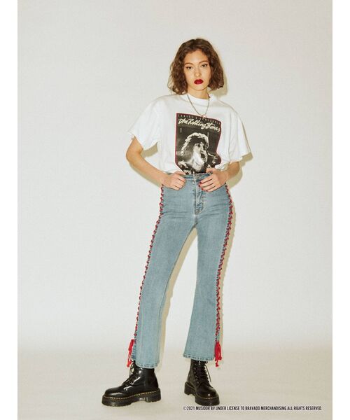 jouetie（ジュエティ）の「The Rolling Stones Tシャツ（Tシャツ/カットソー・レディース・ブラック/オフホワイト/イエロー・MEDIUM）」の13枚目の写真