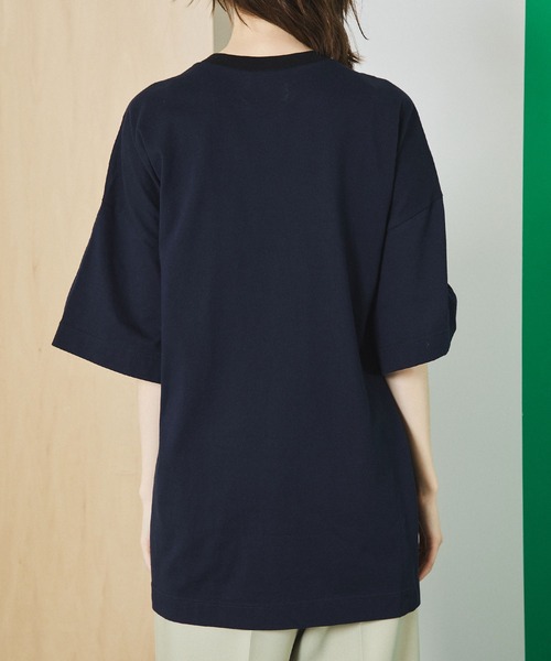 UNITED TOKYO（ユナイテッドトウキョウ）の「アシメネックビックTシャツ（Tシャツ/カットソー・レディース・ホワイト/ブラック/カーキ/オフホワイト・0/FREE）」の22枚目の写真