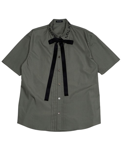 MILKBOY（ミルクボーイ）の「LOGO TIED シャツ（シャツ/ブラウス