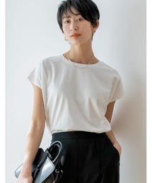 Re:EDIT | オーガニックコットンフレンチスリーブTシャツ(Tシャツ/カットソー)