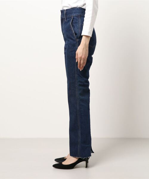 N.(N. Natural Beauty Basic)(エヌエヌナチュラルビューティーベーシック)の「バックスリットストレートデニム(その他パンツ・レディース・グレー/ブルー・SMALL/MEDIUM)」の3枚目の写真