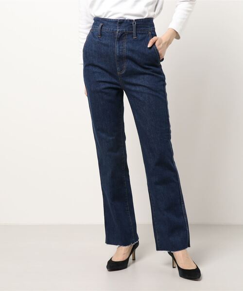 N.(N. Natural Beauty Basic)(エヌエヌナチュラルビューティーベーシック)の「バックスリットストレートデニム(その他パンツ・レディース・グレー/ブルー・SMALL/MEDIUM)」の13枚目の写真