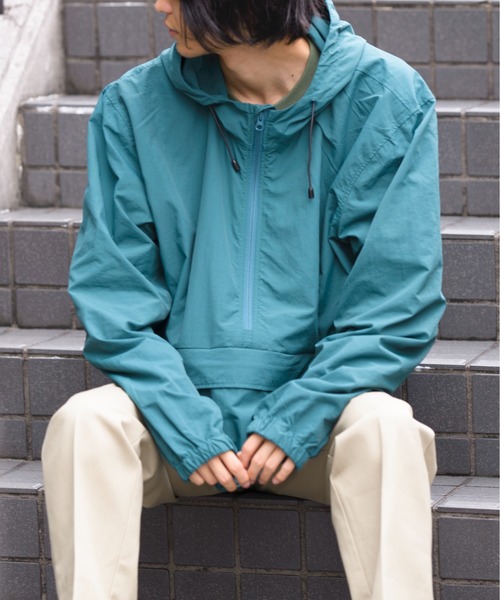 United Athle(ユナイテッドアスレ)の「【United Athle】コットンライクナイロン ライト アノラックジャケット アウトドア キャンプ ※7211(ナイロンジャケット・メンズ・ブラック/ネイビー/グリーン・M/L/XL)」の10枚目の写真