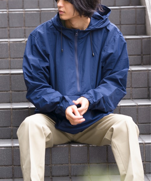 United Athle(ユナイテッドアスレ)の「【United Athle】コットンライクナイロン ライト アノラックジャケット アウトドア キャンプ ※7211(ナイロンジャケット・メンズ・ブラック/ネイビー/グリーン・M/L/XL)」の15枚目の写真