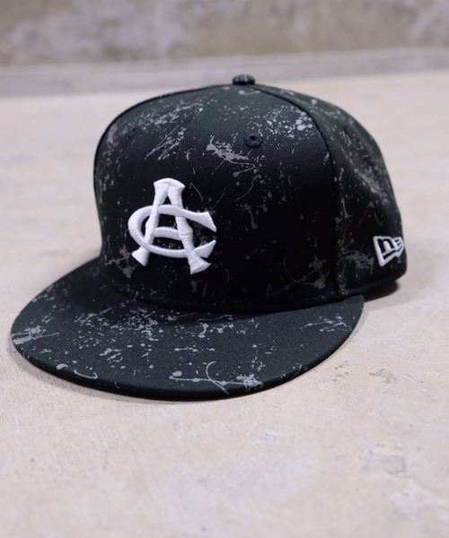 AVIREX（アヴィレックス）の「【×NEW ERA】9FIFTY スナップバック スプラッシュペイント キャップ/ 9FIFTY SNAP BACK TYPE 'AC' SPLASH PAINT CAP（キャップ・メンズ・ブラック×ライム・FREE）」の2枚目の写真