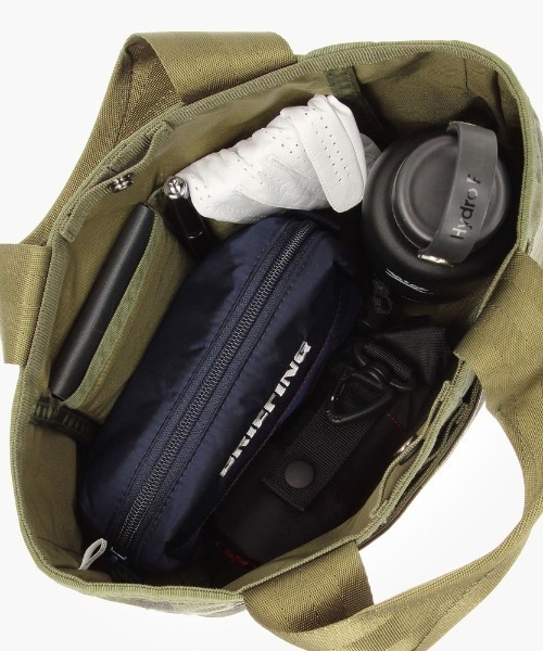 BRIEFING（ブリーフィング）の「SUNDAY CART TOTE VORTEX / サンデー　カートトート　ボルテックス（ゴルフグッズ・メンズ・グリーン系カモフラージュ・FREE）」の12枚目の写真