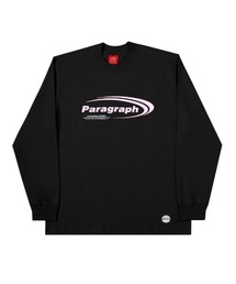A'GEM/9 × .kom『paragraph/パラグラフ』SEASON 5 NEW LOGO T/ブランドロゴ 長袖Tシャツ