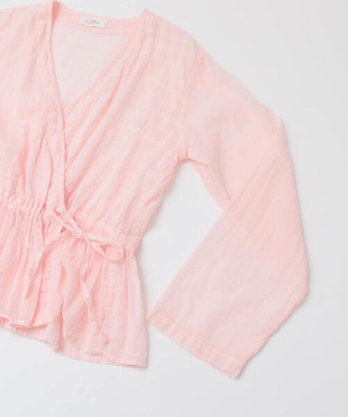 soil（ソイル）の「【別注】 SOIL×DOORS　GATHER CACHE COEUR（シャツ/ブラウス・レディース・ライトピンク/ナチュラル・ONE）」の4枚目の写真