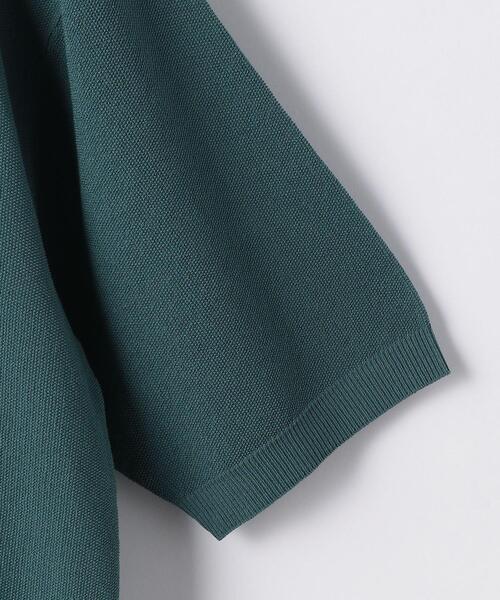 green label relaxing(グリーンレーベルリラクシング)の「< 機能 / 手洗い可 > CSD ペーパー 鹿の子 クルーネック 半袖 ニット(ニット/セーター・メンズ・ライトグレー/ブラック/ケリー・LARGE/MEDIUM/SMALL/X-LARGE)」の9枚目の写真