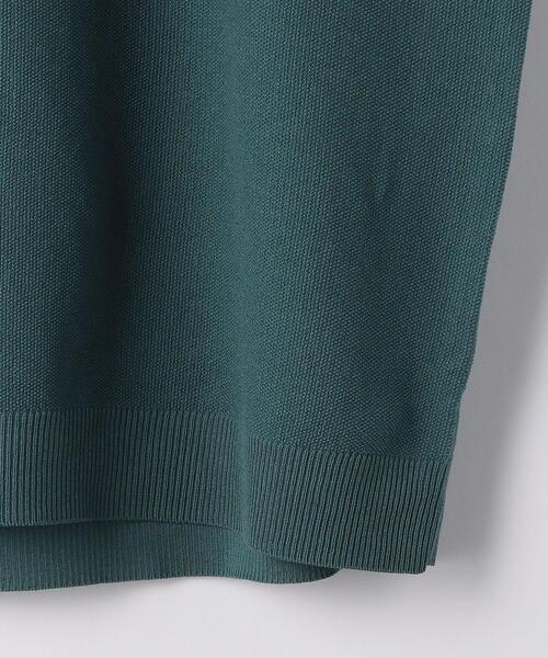 green label relaxing(グリーンレーベルリラクシング)の「< 機能 / 手洗い可 > CSD ペーパー 鹿の子 クルーネック 半袖 ニット(ニット/セーター・メンズ・ライトグレー/ブラック/ケリー・LARGE/MEDIUM/SMALL/X-LARGE)」の13枚目の写真