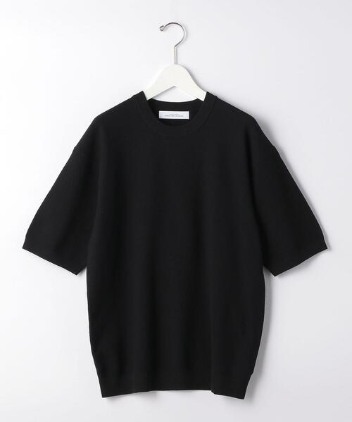 green label relaxing(グリーンレーベルリラクシング)の「< 機能 / 手洗い可 > CSD ペーパー 鹿の子 クルーネック 半袖 ニット(ニット/セーター・メンズ・ライトグレー/ブラック/ケリー・LARGE/MEDIUM/SMALL/X-LARGE)」の10枚目の写真