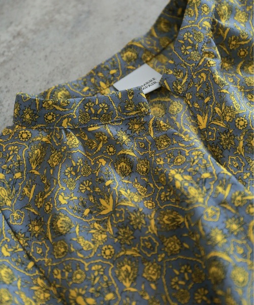 定価19800円 ノンブルアンペール two-tone flower ワンピース 美品】ノンブルアンペール two-tone flower フレンチワンピース