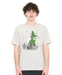 Design Tshirts Store graniph | バックショット (ムーミン) ｜コラボTシャツ(ヘザーナチュラル)(Tシャツ/カットソー)