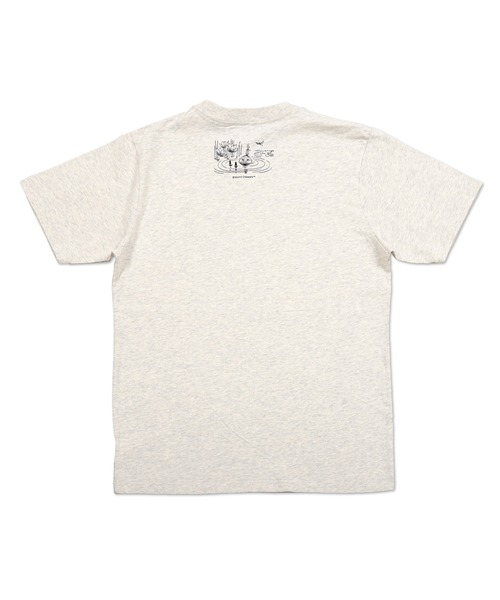 Design Tshirts Store graniph(デザイン ティーシャツ ストア グラニフ)の「バックショット (ムーミン) |コラボTシャツ(ヘザーナチュラル)(Tシャツ/カットソー・メンズ・ベージュ系その他・LARGE/SMALL/X-SMALL/MEDIUM/X-LARGE)」の6枚目の写真