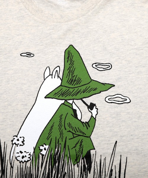 Design Tshirts Store graniph(デザイン ティーシャツ ストア グラニフ)の「バックショット (ムーミン) |コラボTシャツ(ヘザーナチュラル)(Tシャツ/カットソー・メンズ・ベージュ系その他・LARGE/SMALL/X-SMALL/MEDIUM/X-LARGE)」の9枚目の写真