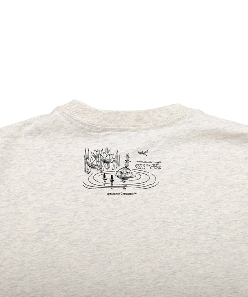 Design Tshirts Store graniph(デザイン ティーシャツ ストア グラニフ)の「バックショット (ムーミン) |コラボTシャツ(ヘザーナチュラル)(Tシャツ/カットソー・メンズ・ベージュ系その他・LARGE/SMALL/X-SMALL/MEDIUM/X-LARGE)」の10枚目の写真