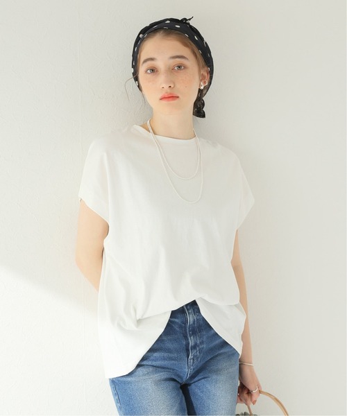 JOURNAL STANDARD relume(ジャーナルスタンダード レリューム)の「バックリボンTEE(Tシャツ/カットソー・レディース・ホワイト/ブラック・FREE)」の1枚目の写真